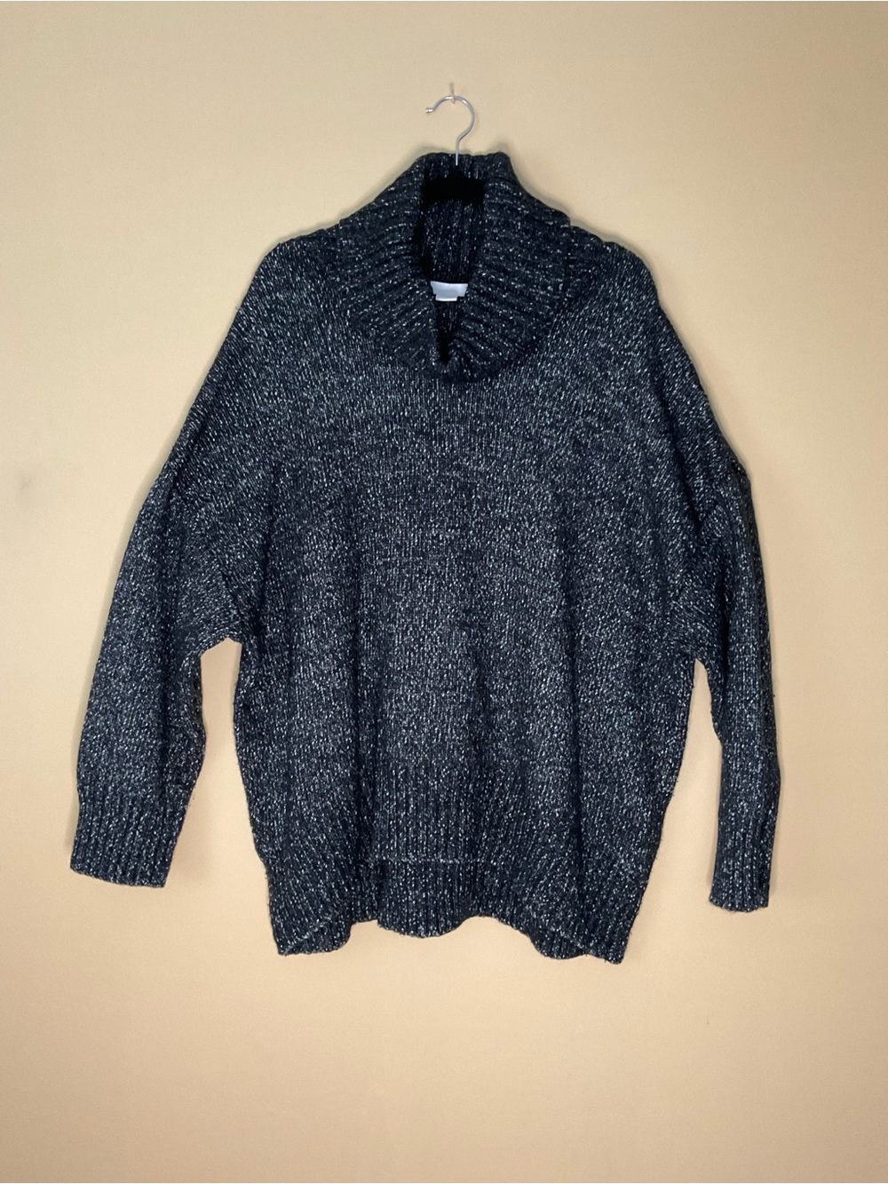 H&M Charcoal Cowl Turtleneck Sweater